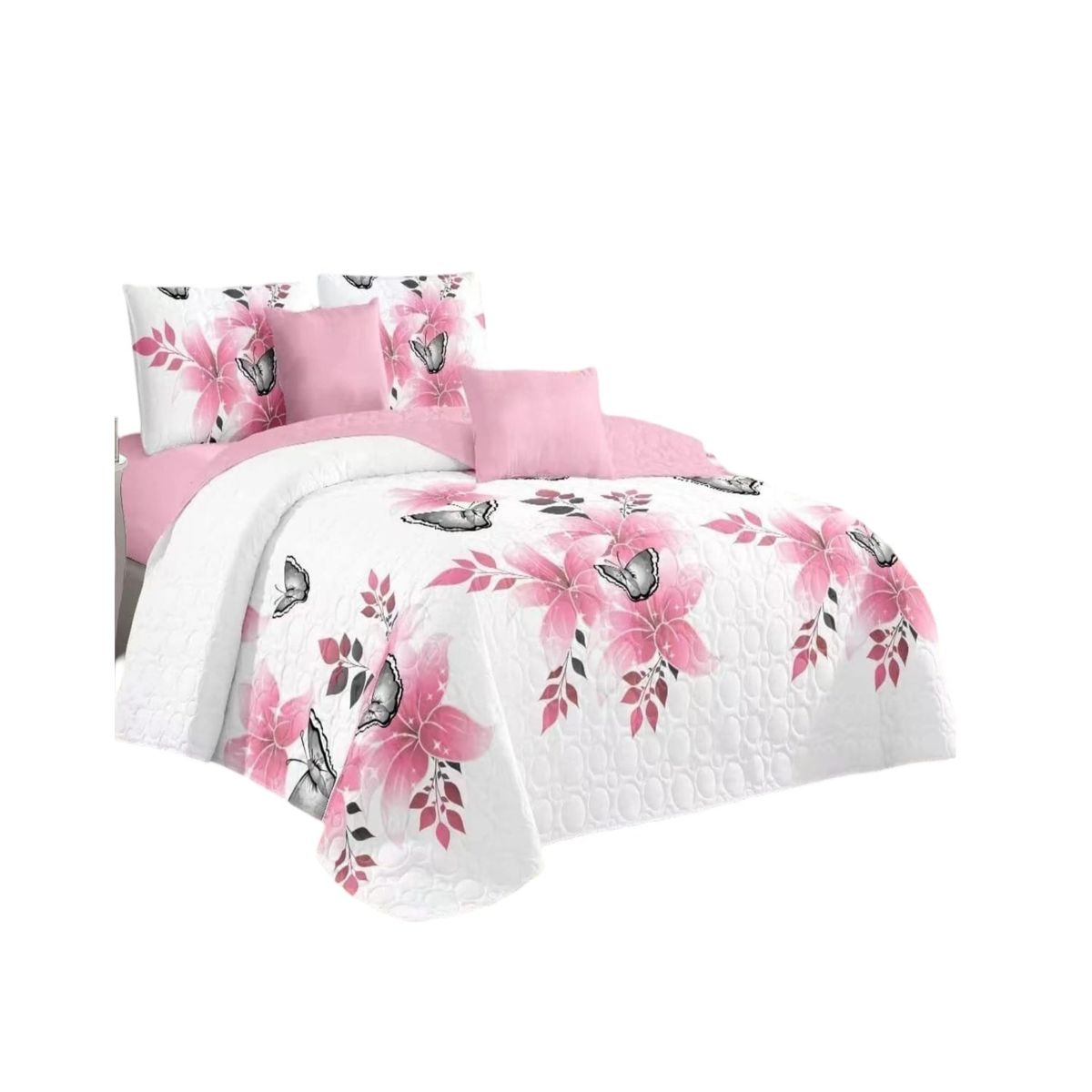 GENERICO - Cubrecama Quilt King para Verano y Primavera C2