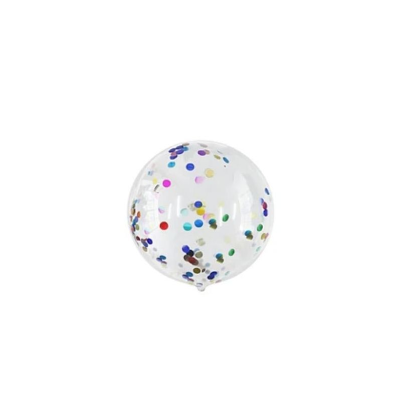 GENERICO - Globo Burbuja Confeti De Colores 45cm