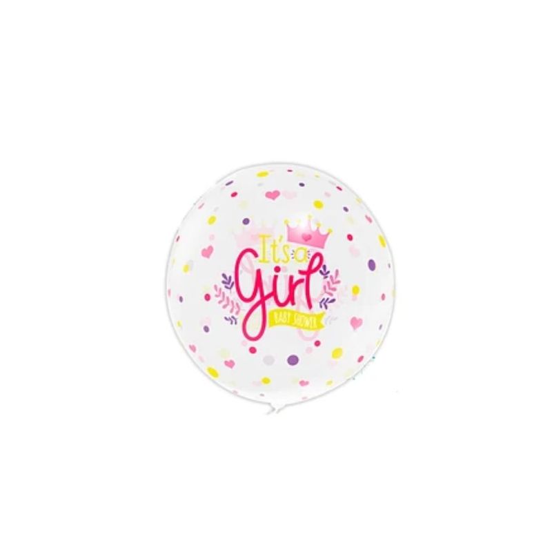 GENERICO - Globo Burbuja It's A Girl  De  80cm