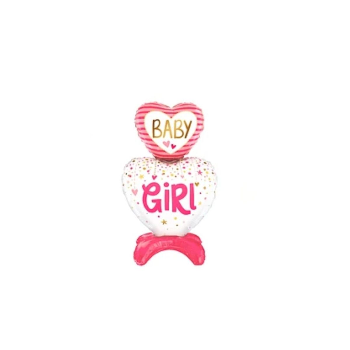 GENERICO - Globo Metalico Baby Girl 62x110cm