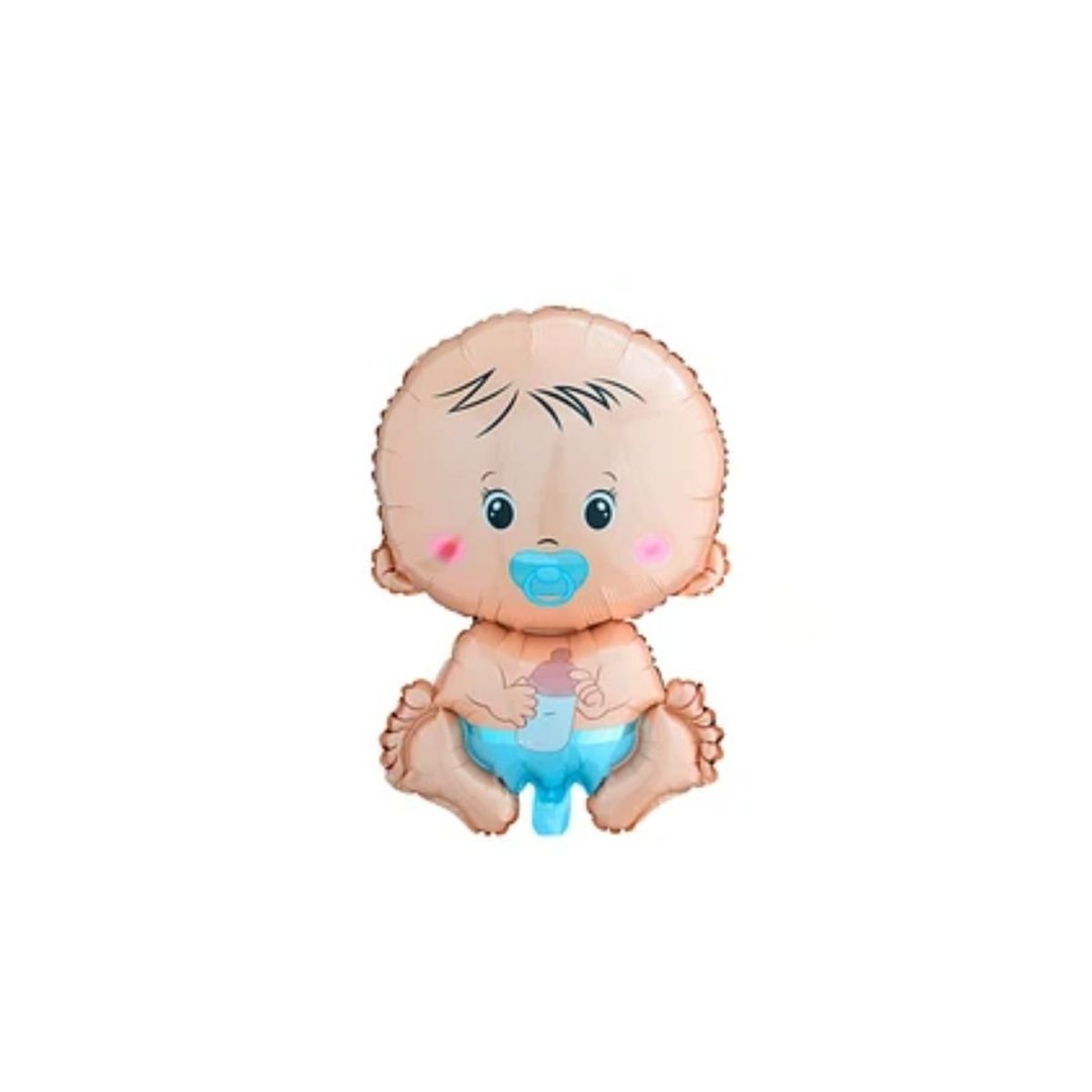 GENERICO - Globo Metalico Bebe Niño Con Chupete 45x68cm