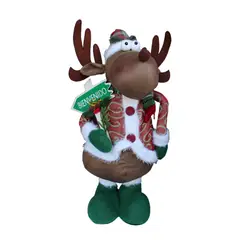 GENERICO - Reno navideño Decoración Navidad Mono Patas Largas 110 Cm