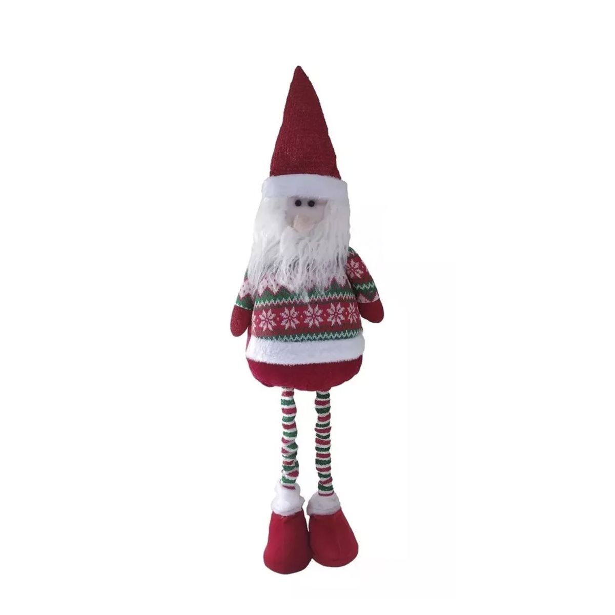 GENERICO - Viejo Pascuero Mono Patas Largas Santa Decoración De Navidad 90cm