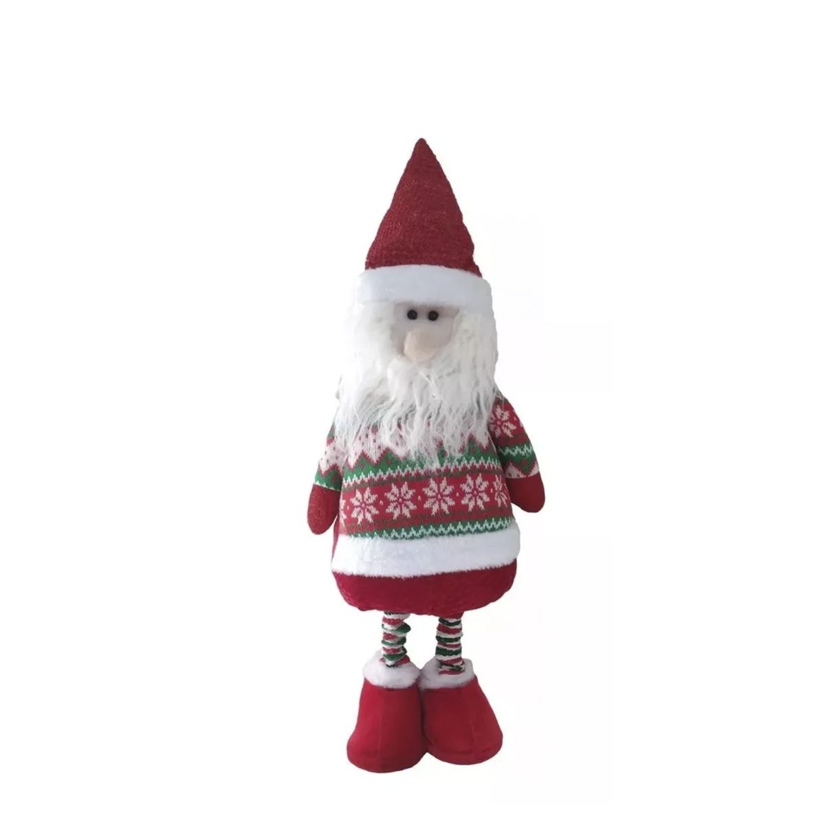 GENERICO - Viejo Pascuero Mono Patas Largas Santa Decoración De Navidad 90cm