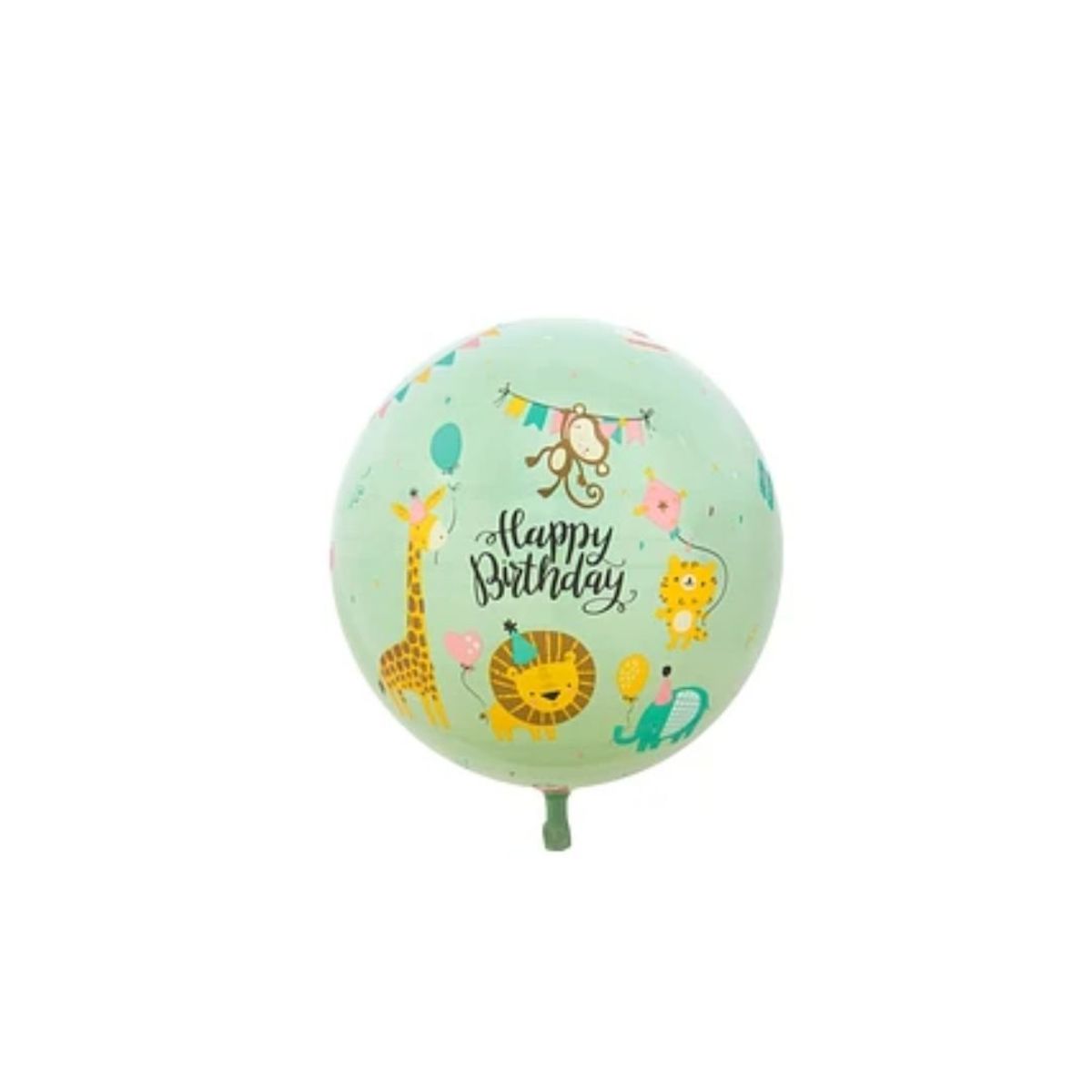 GENERICO - Globo Burbuja Jirafa Happy Birthday De 80cm