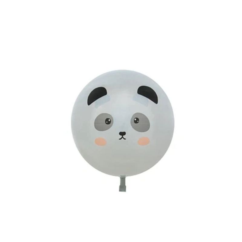 GENERICO - Globo Burbuja De Oso Panda Blanco y Negro 80cm