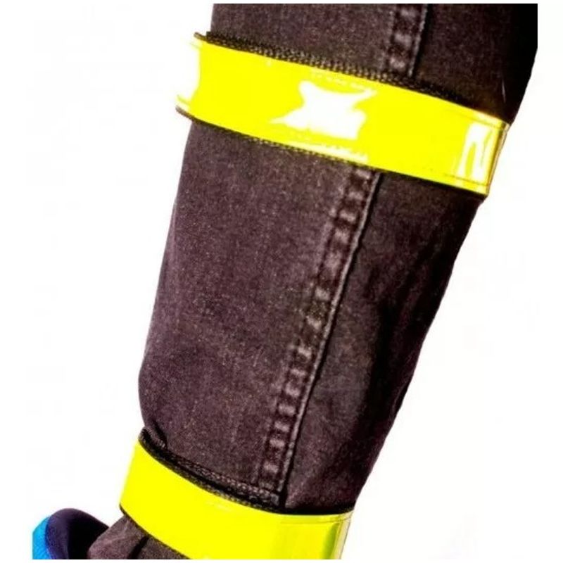 GENERICO - Afirma Pantalon Doble Tira Refractaria Seguridad Amarillo