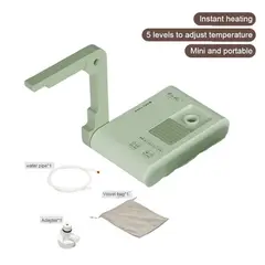 DANWEILE - Dispensador instantáneo de agua caliente plegable portátil - verde