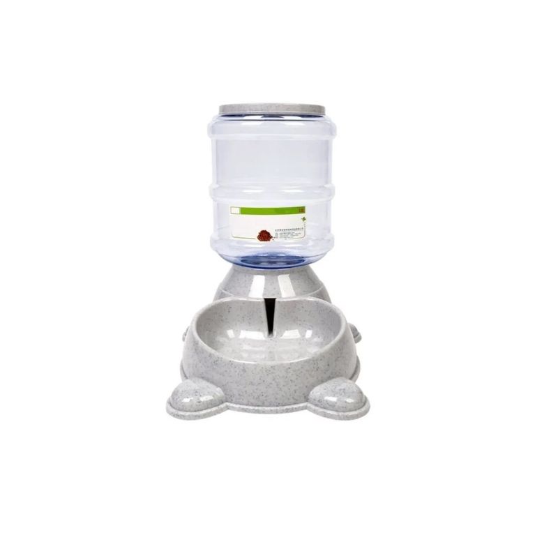 GENERICO - Dispensador De Agua Mascotas Perro Gato 3.8 L Grey