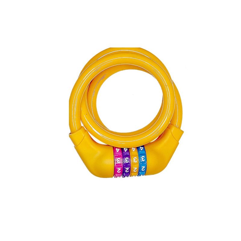 GENERICO - Candado Amarillo 110 Cms 4 Digitos 487