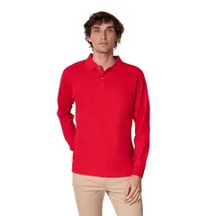 INDUSBORD - Polera Piqué Manga Larga Premium Hombre Uv50 Certificada.-