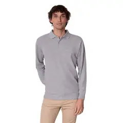 INDUSBORD - Polera hombre Piqué Premium Manga larga protección Uv50 Certificada