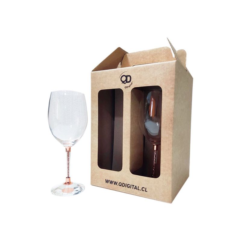 PERFECT CLASS - Set 4 Copas Vino "Glow" 455 ml