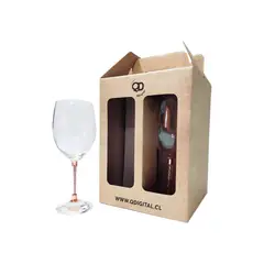 PERFECT CLASS - Set 4 Copas Vino "Glow" 455 ml