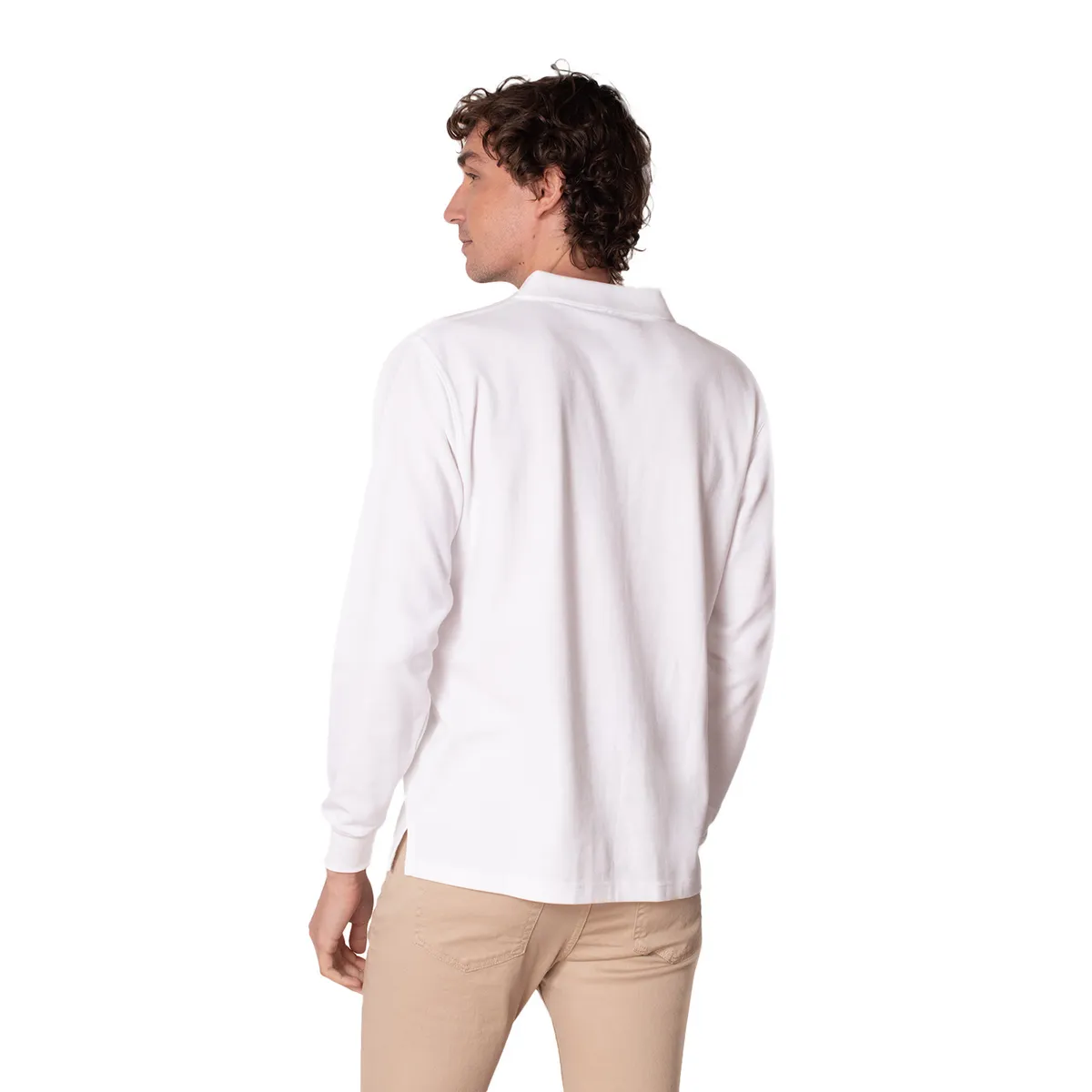 INDUSBORD - Polera hombre Piqué Premium Manga larga protección Uv50 Certificada Indusbord