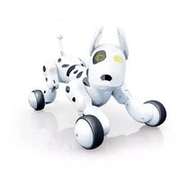 Perro control remoto con emociones en sus ojos juguete