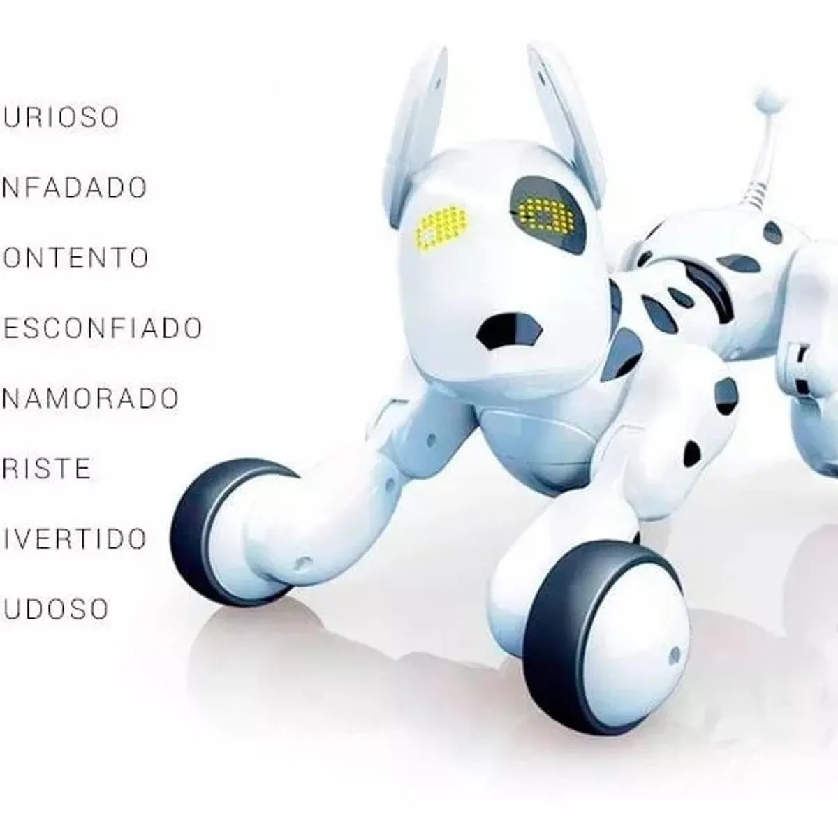 BESTOYS - Perro control remoto con emociones en sus ojos juguete