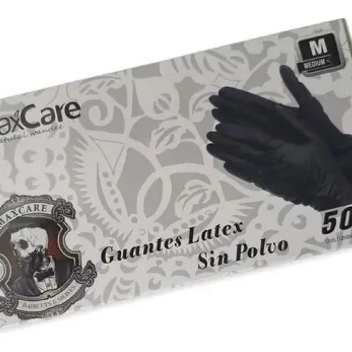 MAXCARE - Guantes De Latex Goma 50 Unidades Talla M Maxcare
