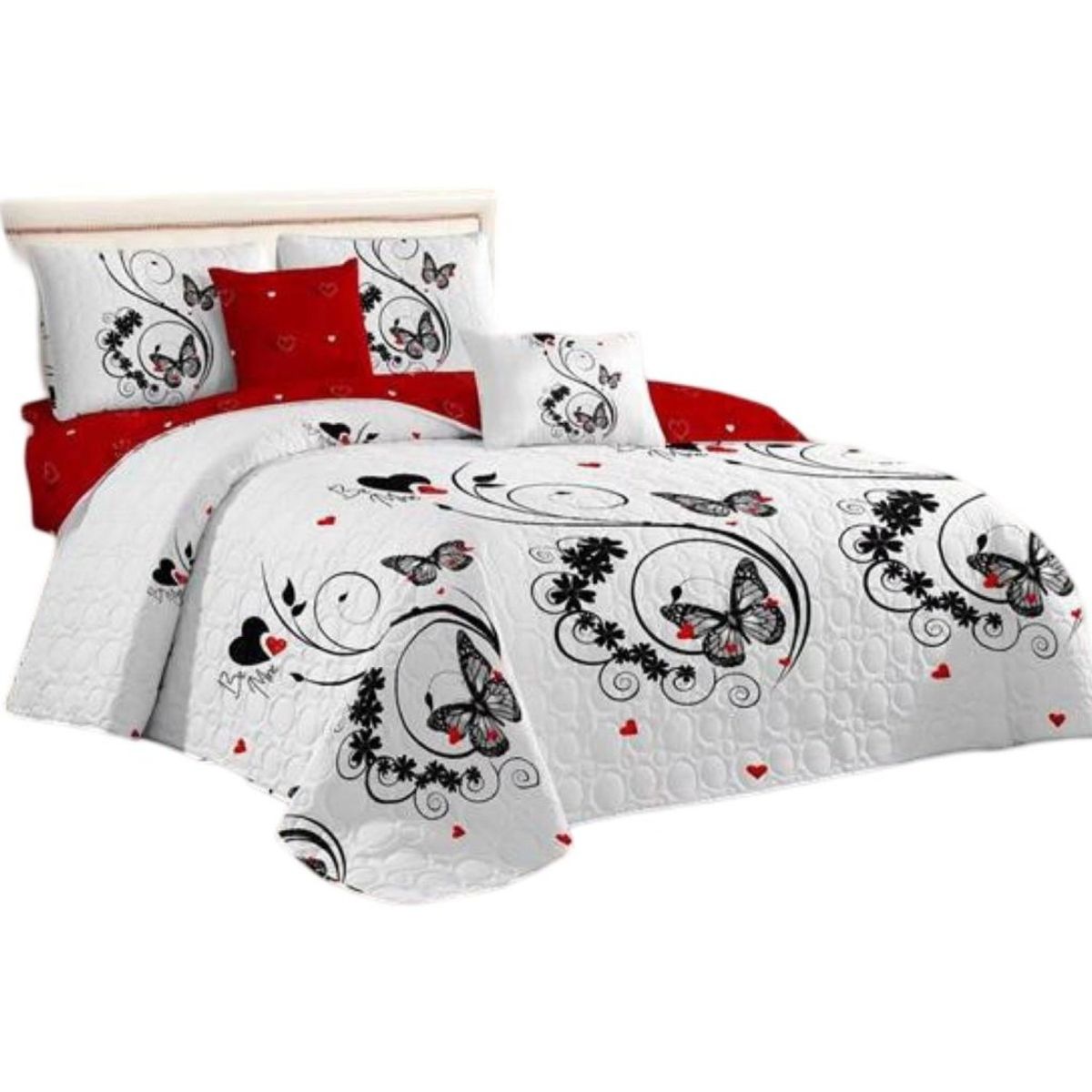 GENERICO - Quilt Verano 2 Plazas+2 Fundas Verano Suave 13n67