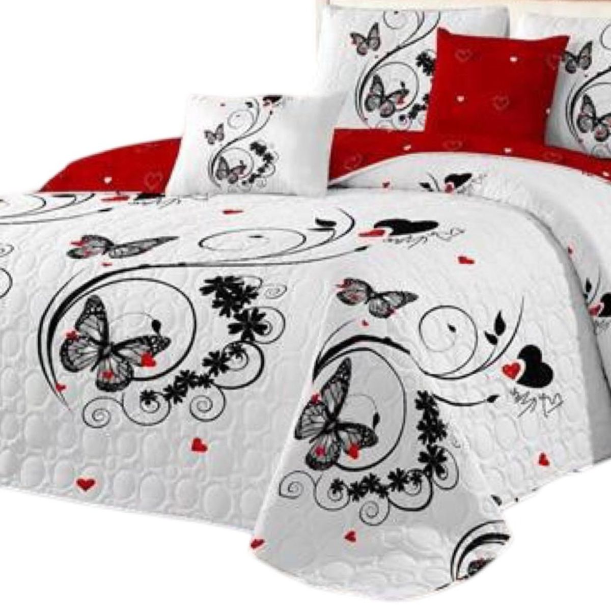 GENERICO - Quilt Verano 2 Plazas+2 Fundas Verano Suave 13n67
