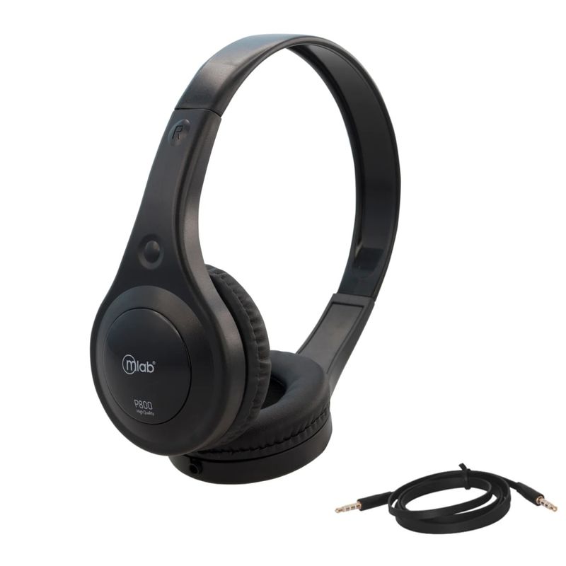MALIK - AUDIFONO POWERBASS P800 NEGRO 7403