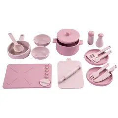BEBESIT - Cocina de Juguete Montessori Silicona Rosada