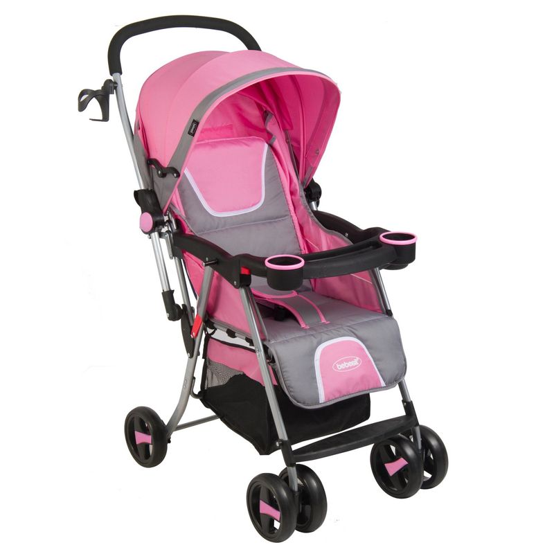 BEBESIT - Coche Paseo y Cuna Twister SX Rosa