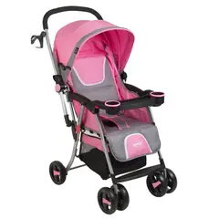 BEBESIT - Coche Paseo y Cuna Twister SX Rosa