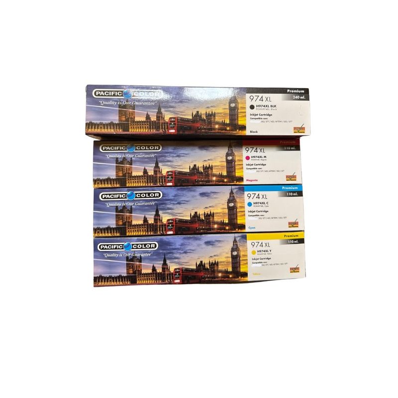 GENERICO - Pack Tintas Compatibles Para 974XL 452dw / 477dw