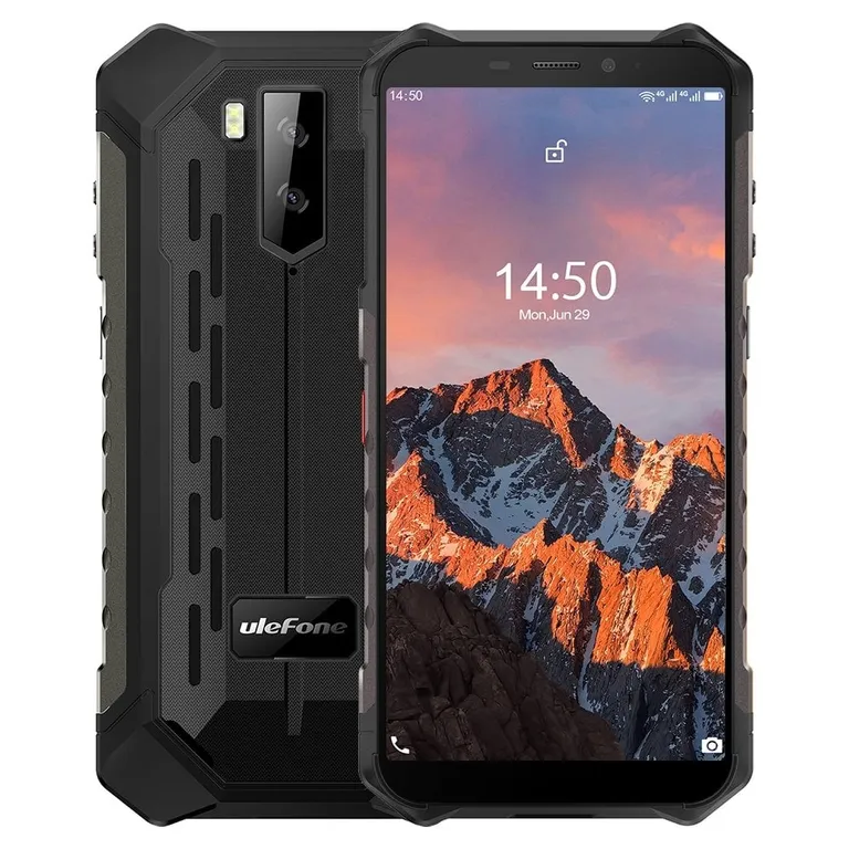 ULEFONE Armor X5 Pro - Celular Indestructible Resiste Golpes Caídas Agua y Polvo - IP68 Uso Rudo Rugged