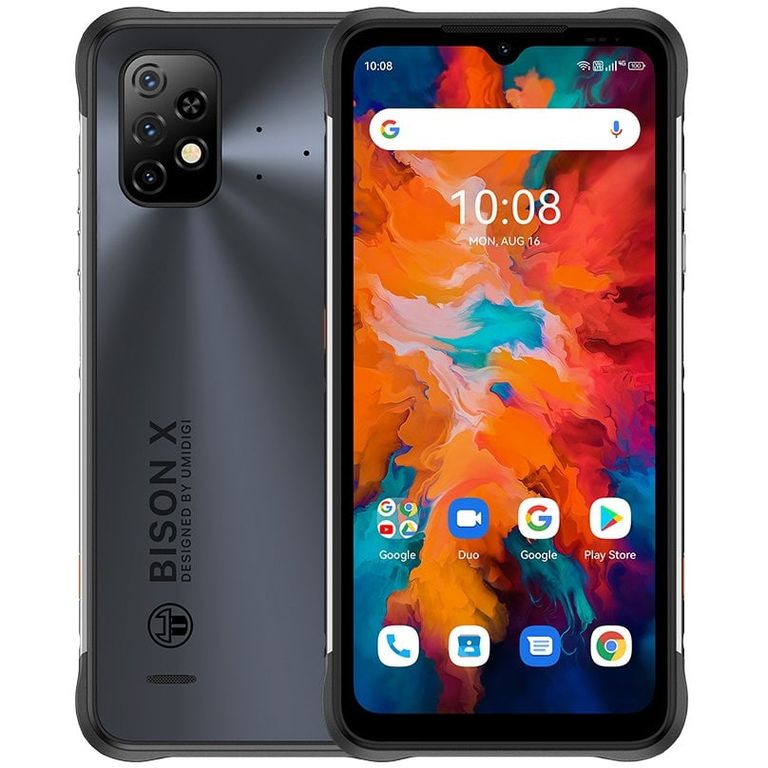 BISON X10 - Celular Indestructible Resiste Golpes Caídas Agua y Polvo - IP68 Rudo Rugged