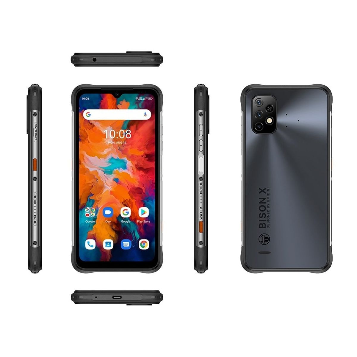 UMIDIGI - Umidigi BISON X10 - Celular Indestructible Resiste Golpes Caídas Agua y Polvo - IP68 Rudo Rugged