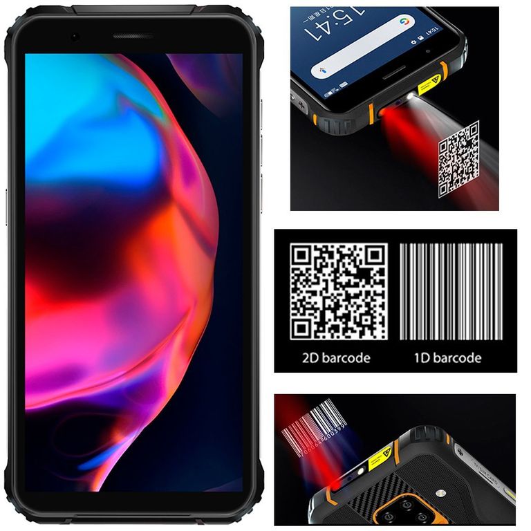 BV5100 Pro - Celular Industrial Indestructible - Lector Código de Barras Qr Zebra