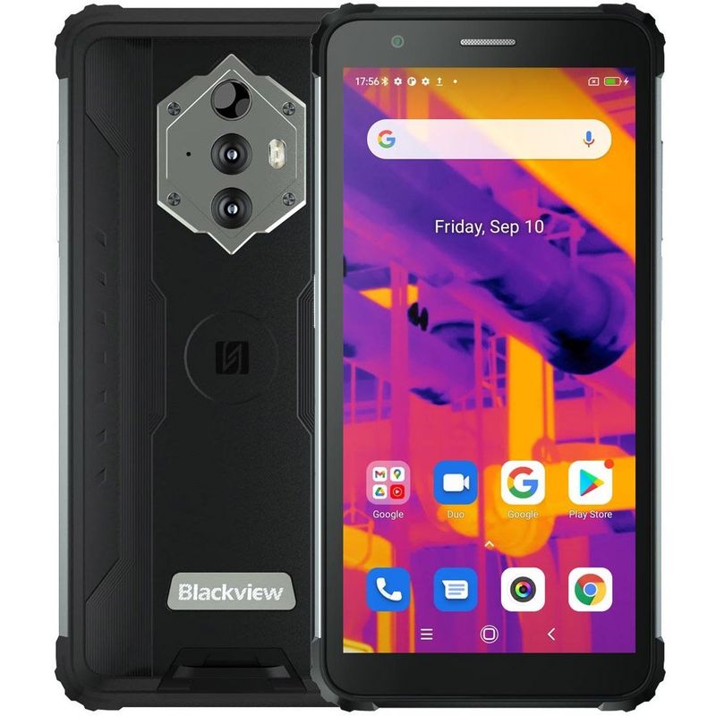 BLACKVIEW - Blackview BV6600 Pro  - Celular Indestructible - Cámara Termográfica Funciona con Guantes