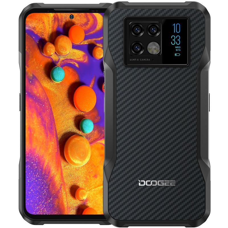 DOOGEE - Doogee V20 Celular 5G - Celular Indestructible - Pantalla Amoled Cámara con Visión Nocturna