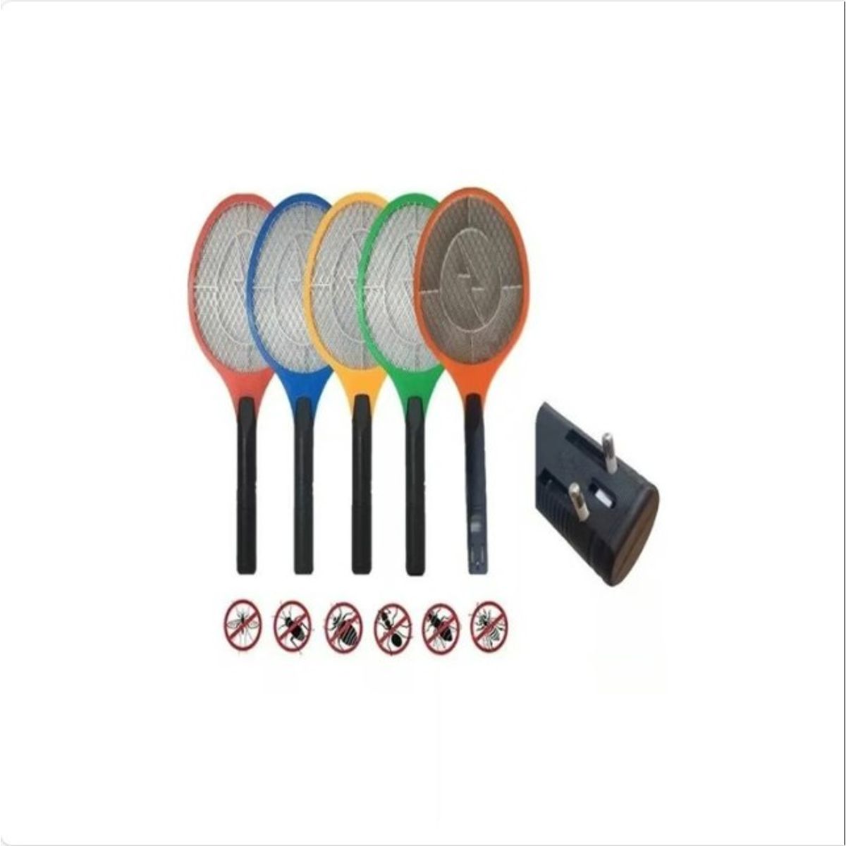 GENERICO - Raqueta Electrica Mata Insecto