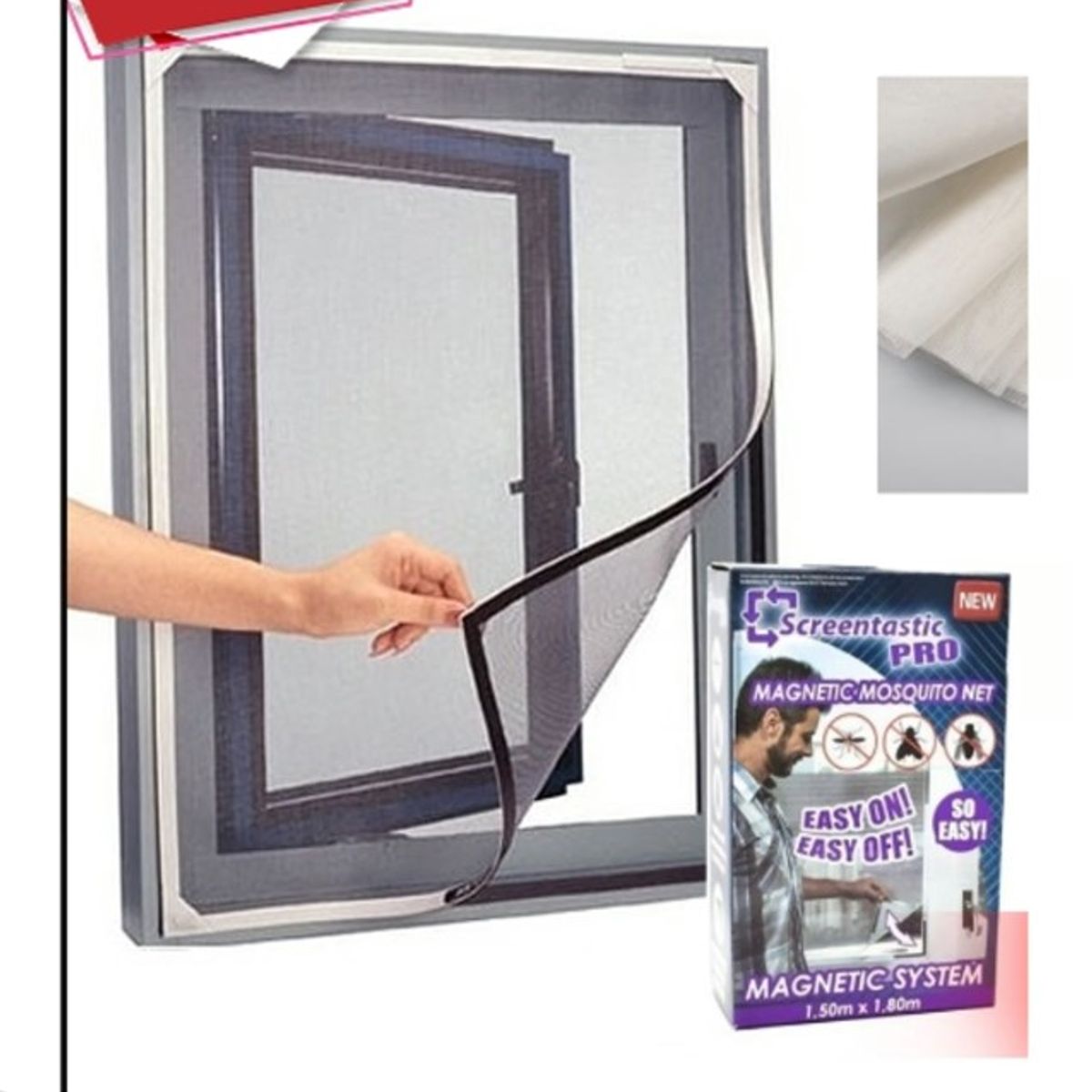 GENERICO - Malla Mosquitera Ventana Mosquitos Para Insectos Zancudos