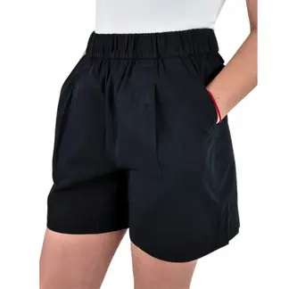MPROPIA - Short Mujer Premium Casual Formal Tela Algodon Lavado Tiro Alto 411