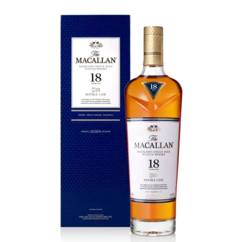 THE MACALLAN - Whisky The Macallan Single Malt Scotch 18 años Double Cask