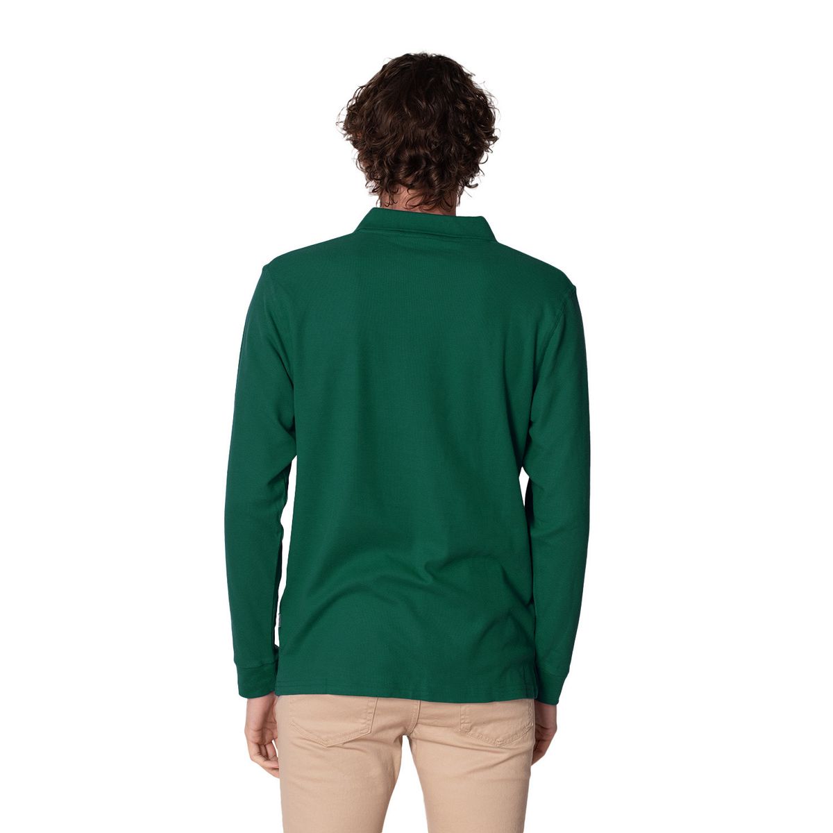 INDUSBORD - Polera hombre Piqué Premium Manga larga protección Uv50 Certificada Indusbord