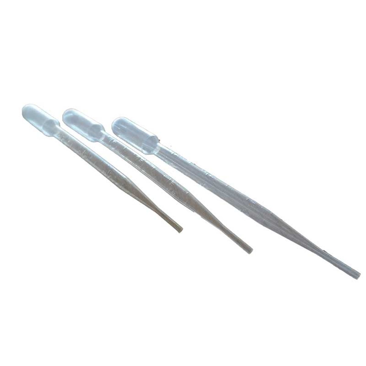 GENERICO - Pipeta pasteur plástica 3 ml 500 unidades