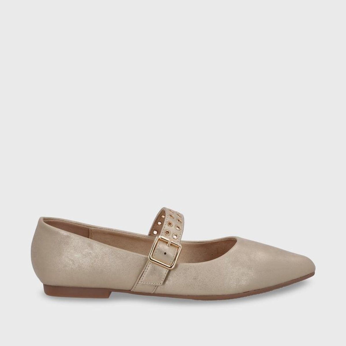 GOTTA - Ballerina Plana Dorada Mujer 54011