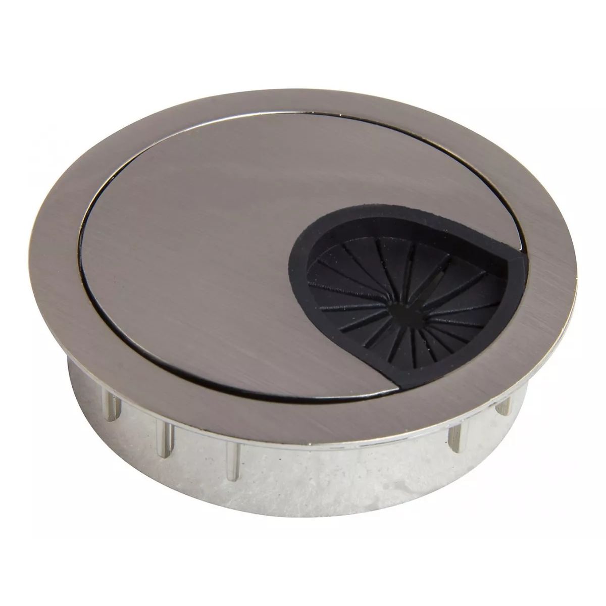 GENERICO - Pasacable Redondo Satín Escritorio Perforación De 60mm 1un