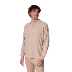 INDUSBORD - Polera Piqué Manga Larga Premium Hombre Uv50 Certificada