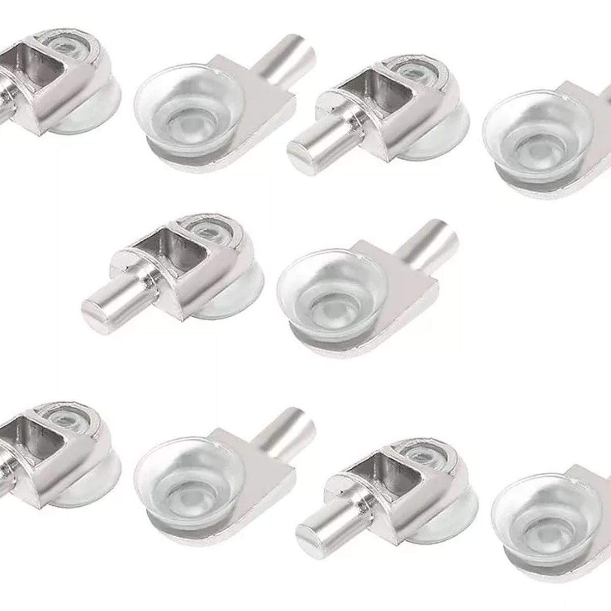 GENERICO - Soporte Repisa Mueble Ventosa Vidrio Embutido 100 Unidades