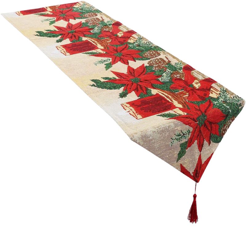 GENERICO - Camino De Mesa Navidad Decoracion Navideña 33x180 Cm Adorno