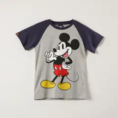 DISNEY - Polera Manga Corta Niño Mickey Gris and Blue