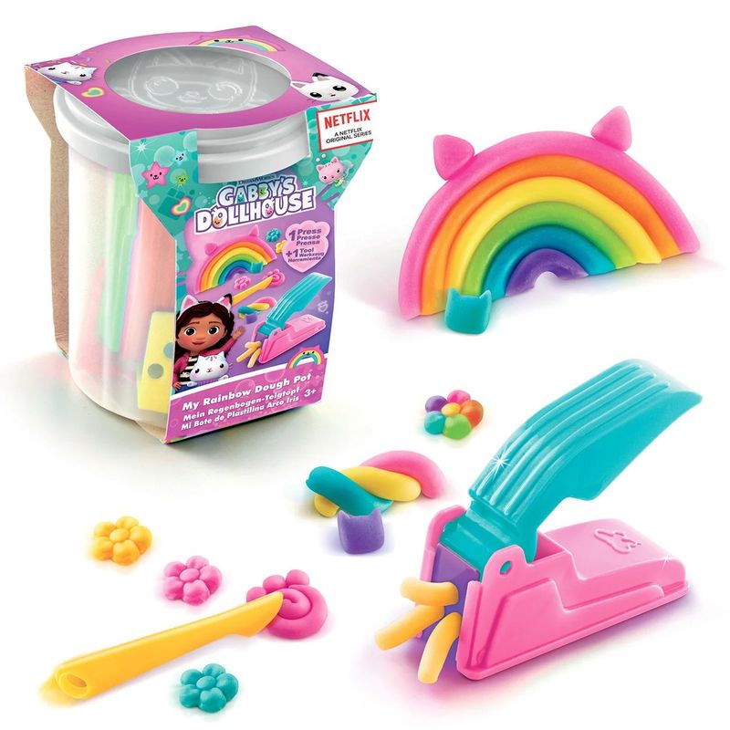 CANAL TOYS - Gabbys Dollhouse Mi Pote De Plastilina Arcoíris Aleatorio