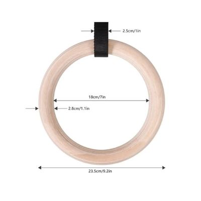 Imagen 2 del producto Anillas Gimnasia Olímpicas, 2 Unidades Correa Y Hebillas