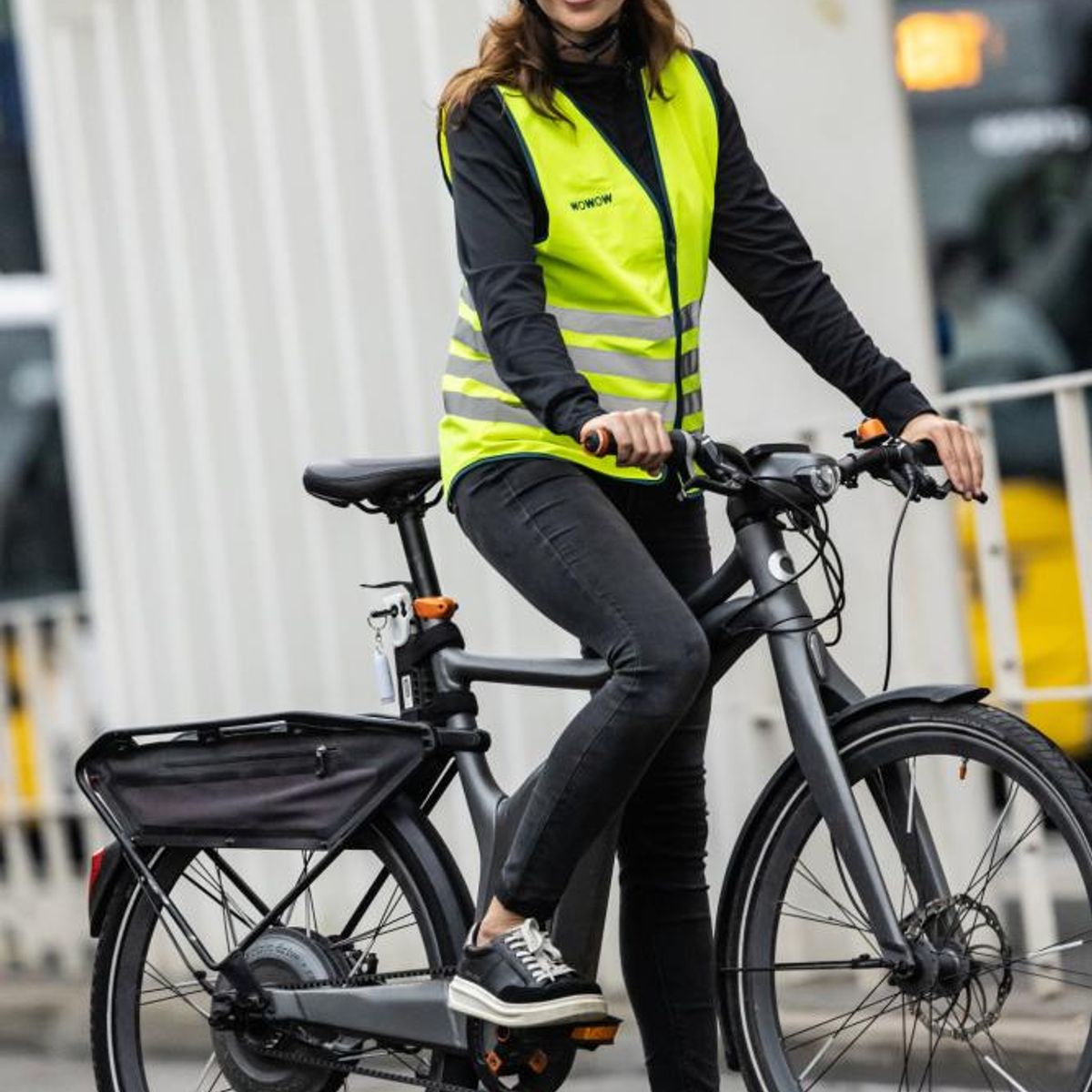 WOWOW - Chaleco Reflectante para Adulto BIG FUN (Amarillo) - L